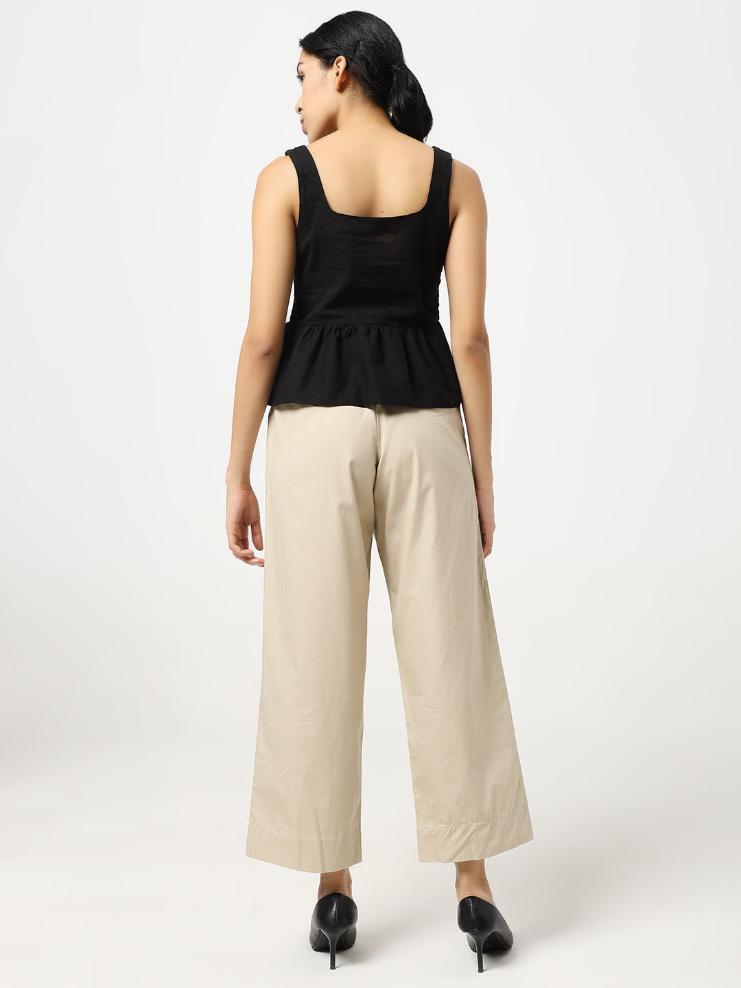Black Flared Top