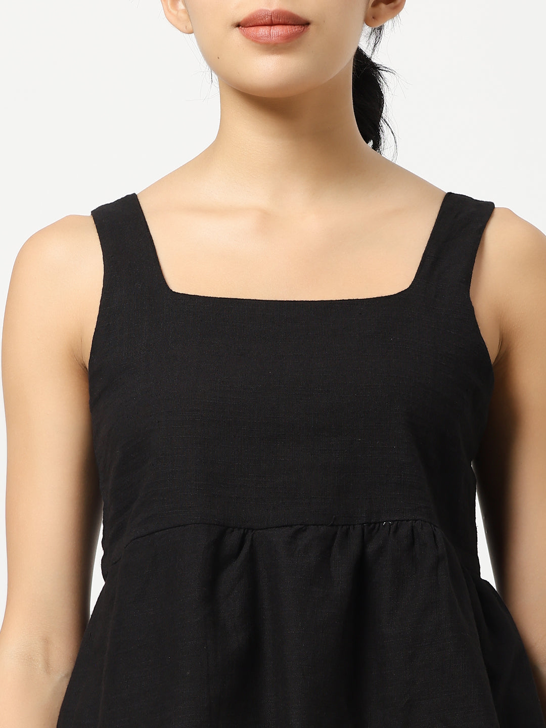 Black Flared Top