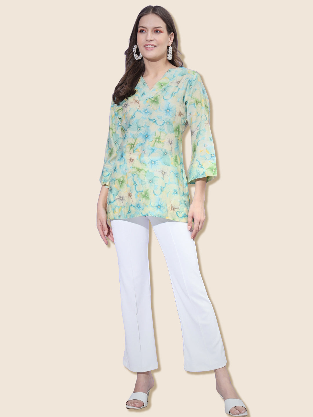 Floral Short Kurti