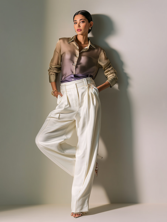 Golden-Purple Ombre Shirt
