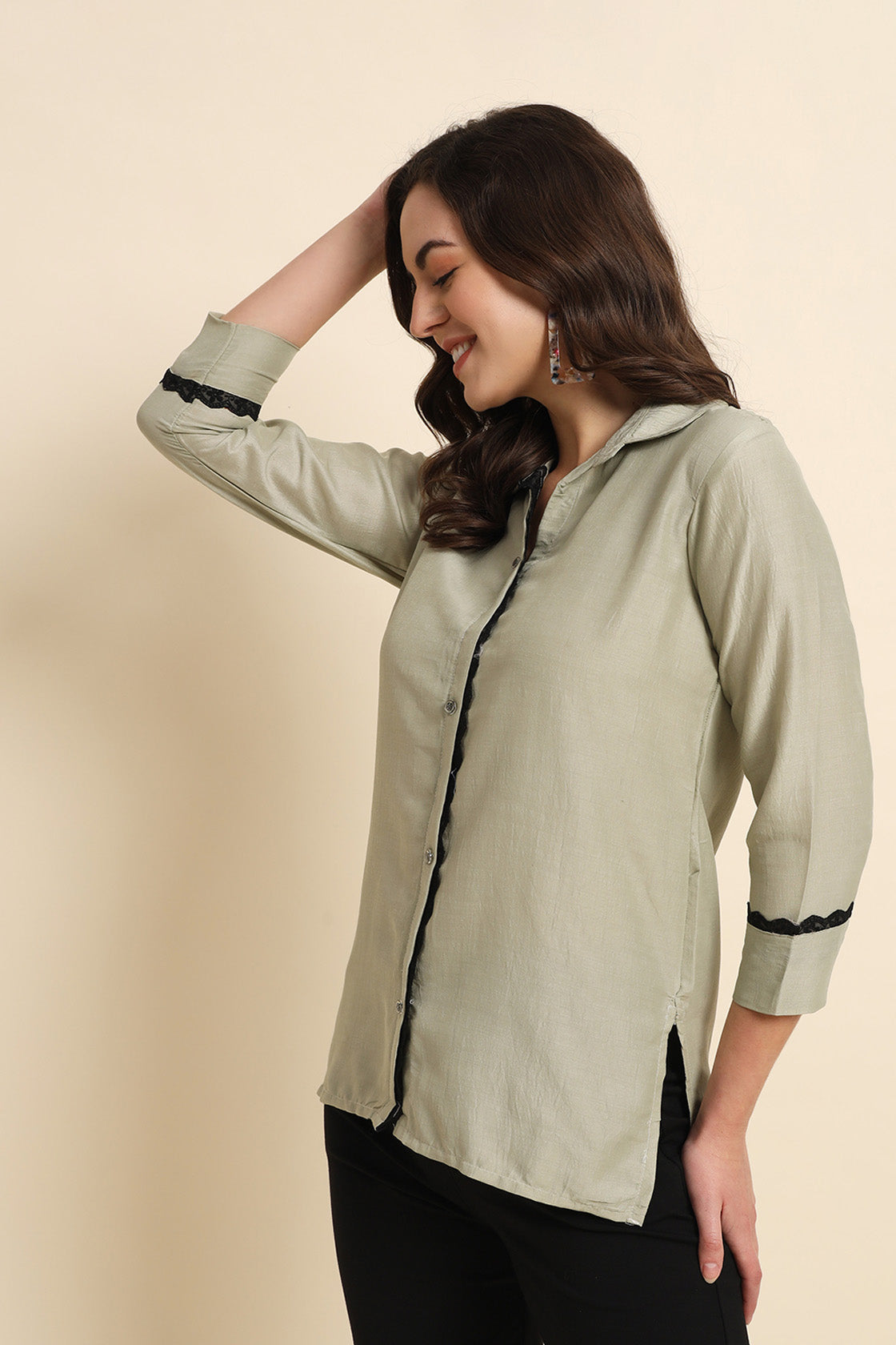 Silk Shirt Ivory