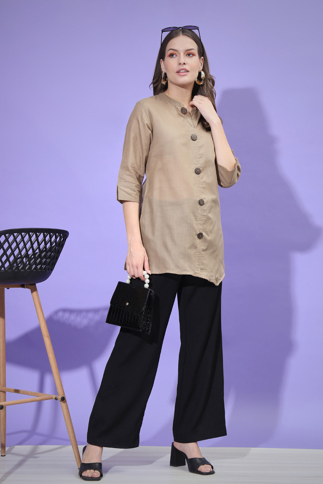 Dusty Casual Short Tunic