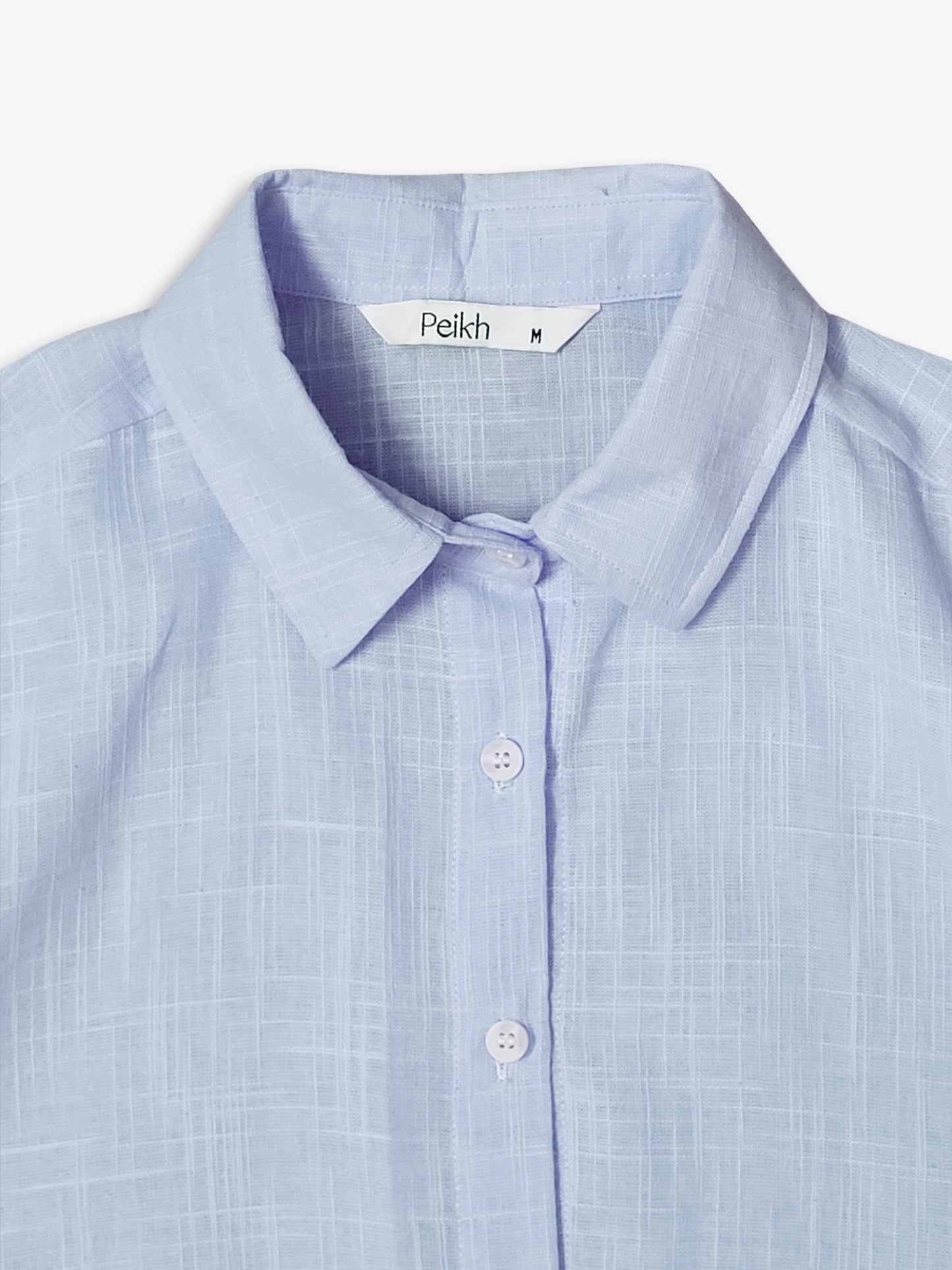 Mist Blue Cotton Shirt