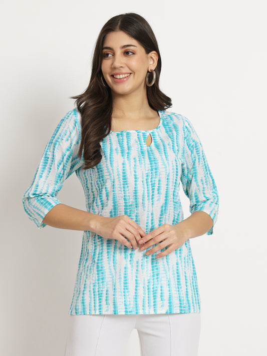 Tie & Dye Short Kurti