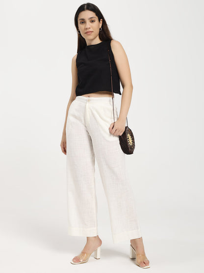 Black Cross Back Top