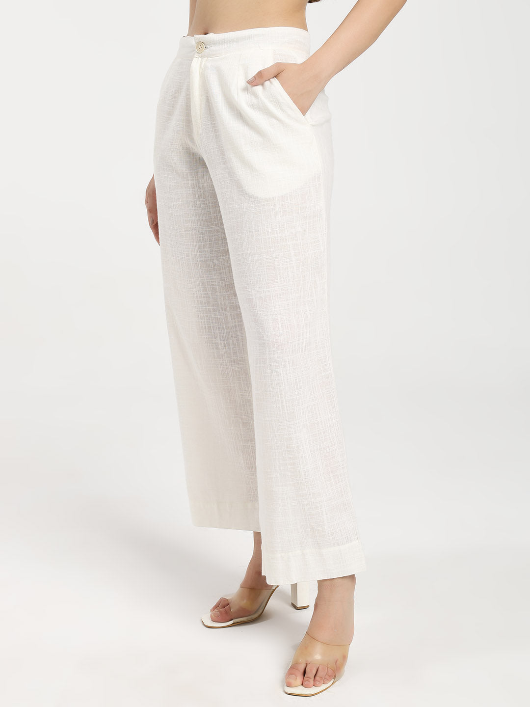 Pink Linen Blend Co-Ord Set