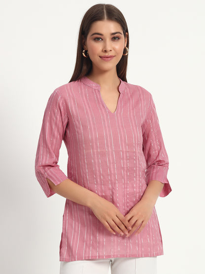 Plain Sailing Pink Short Tunic