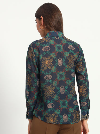 Matrix Print Shirt