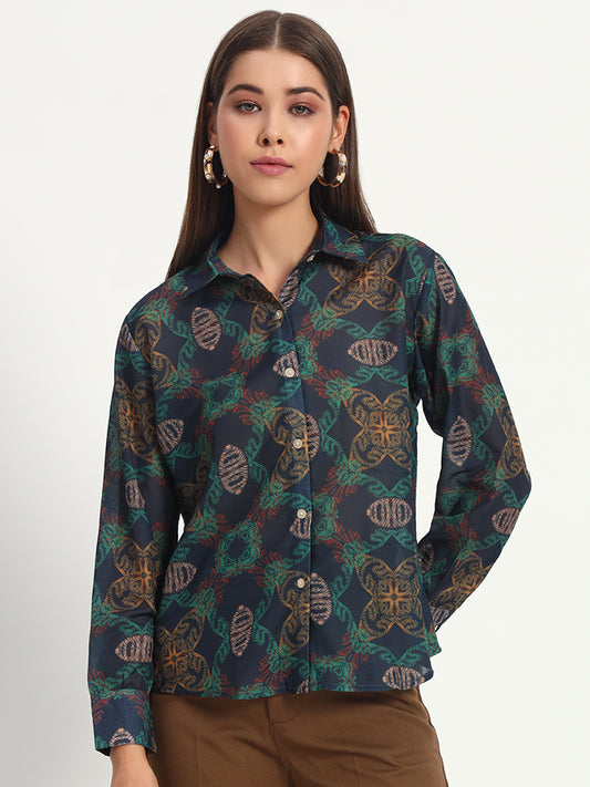 Matrix Print Shirt