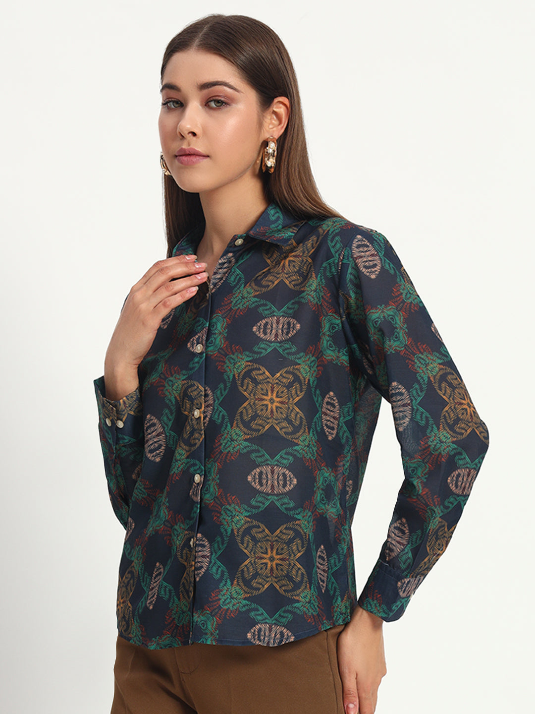 Matrix Print Shirt