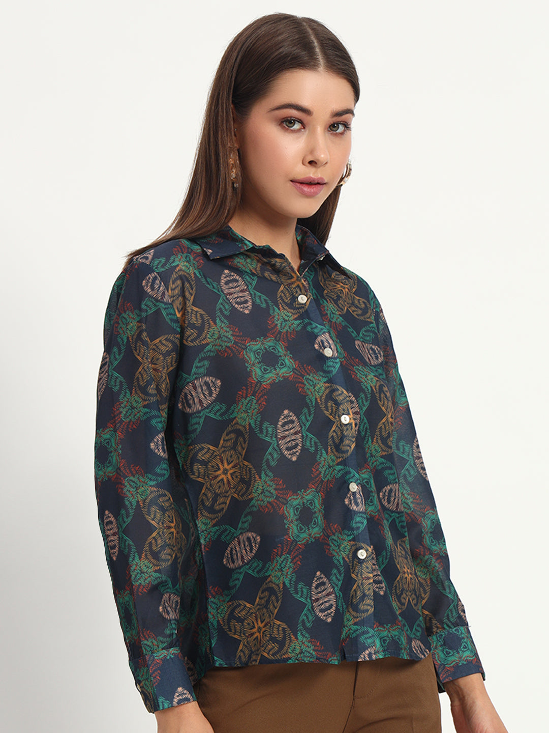 Matrix Print Shirt