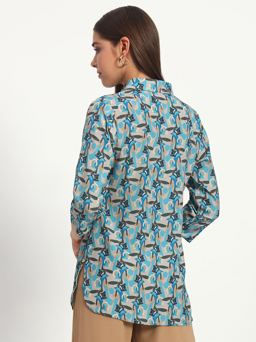 Abstract Print Shirt