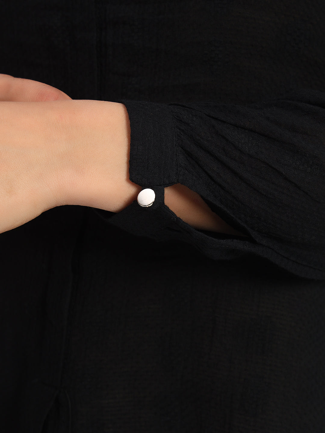 Classic Black Cotton Shirt