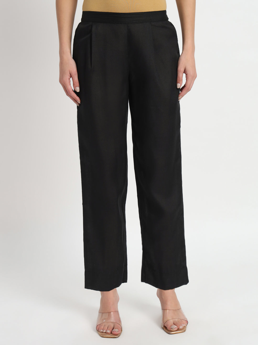 Black Straight Pant