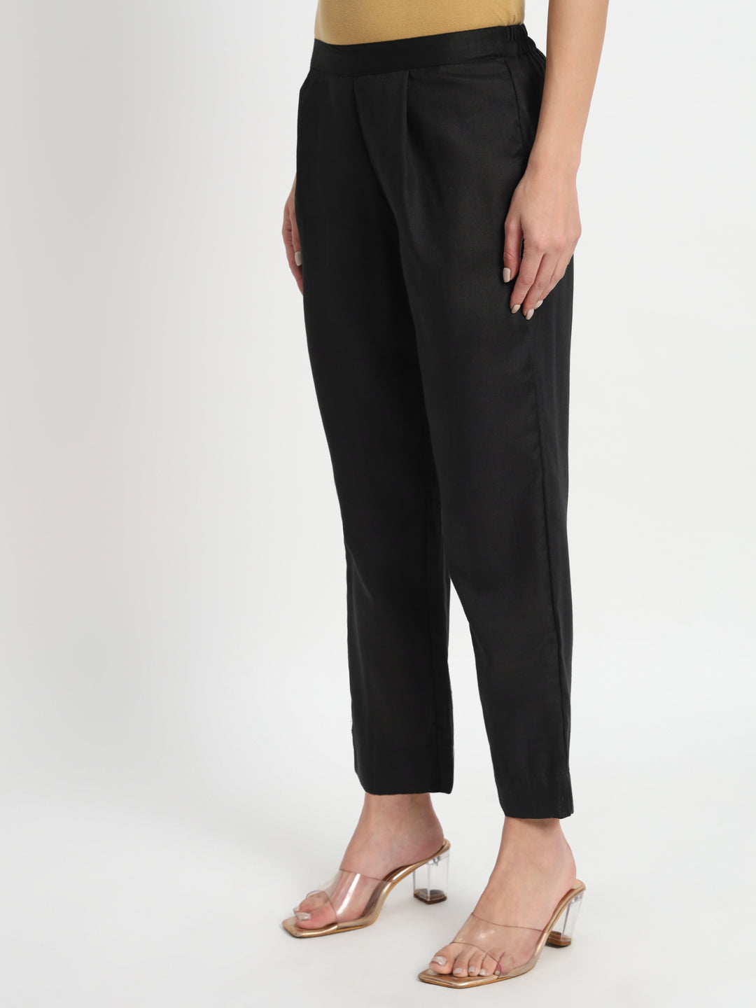 Black Straight Pant