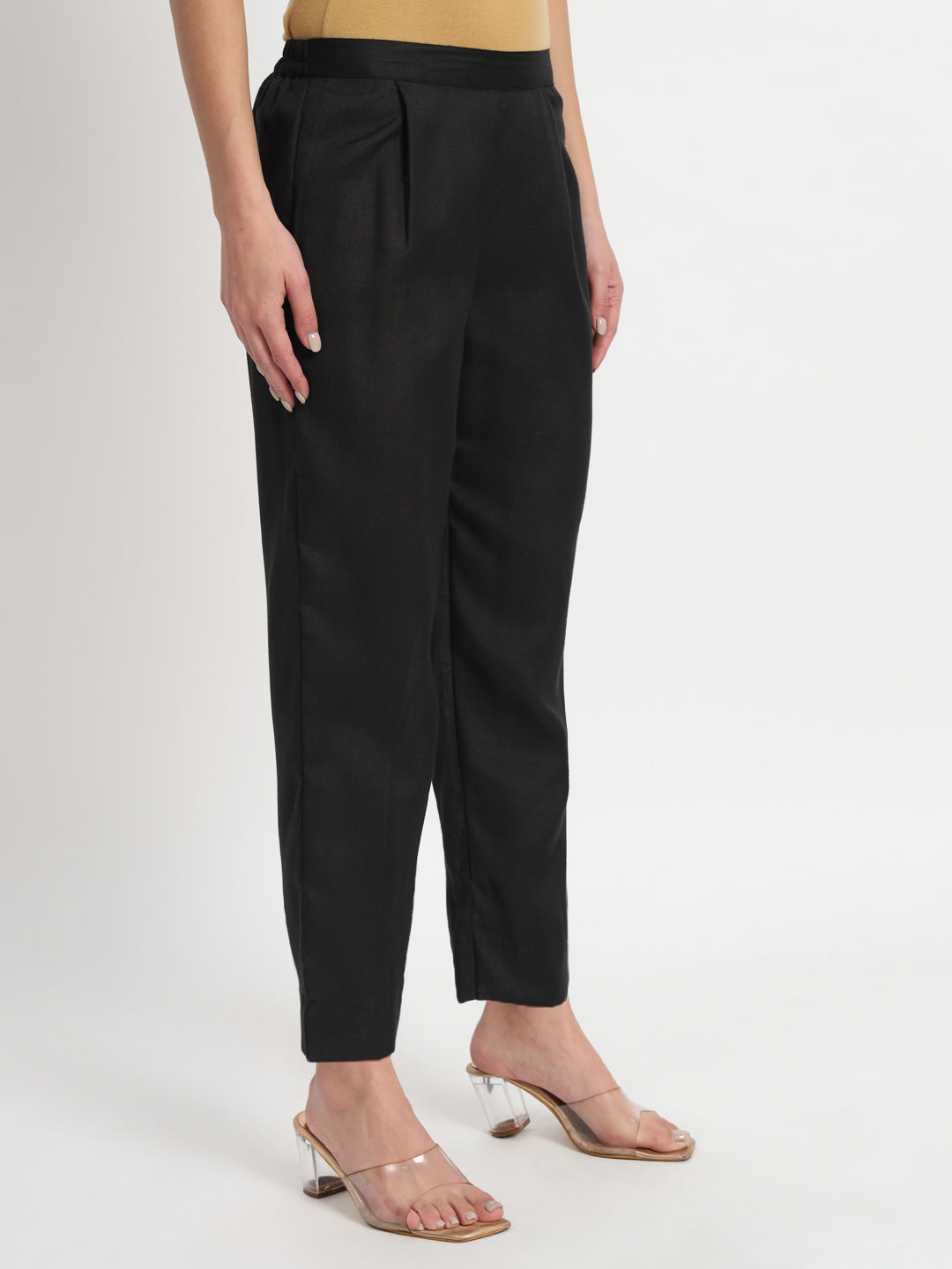 Black Straight Pant