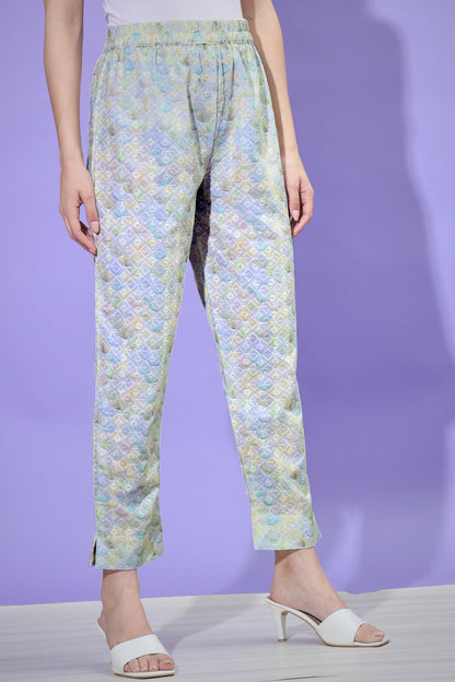 Cotton Chikankari Pant