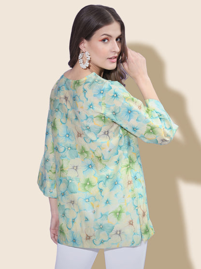Floral Short Kurti
