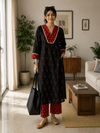 BUTI – Black Printed Kurta Set