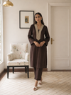 ZAHRA – Cocoa Kurta Set