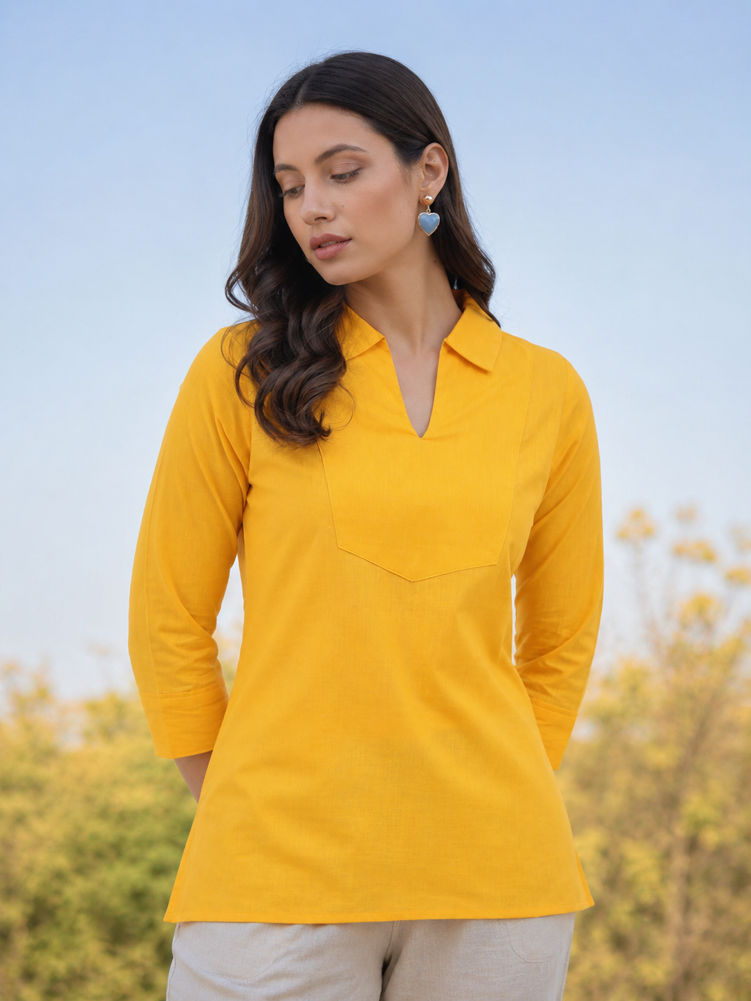 Solid Mango Tunic