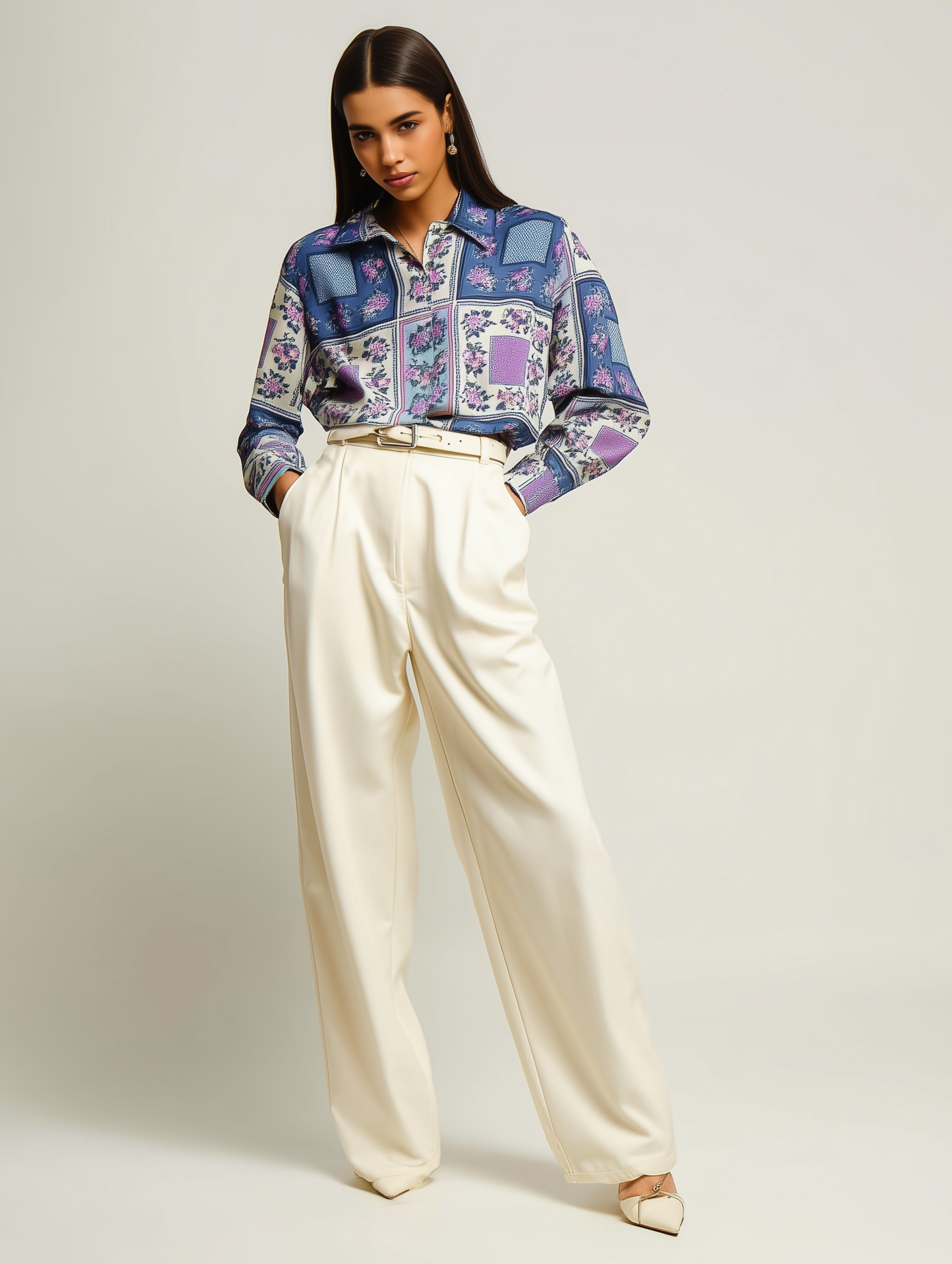Floral Checks Shirt