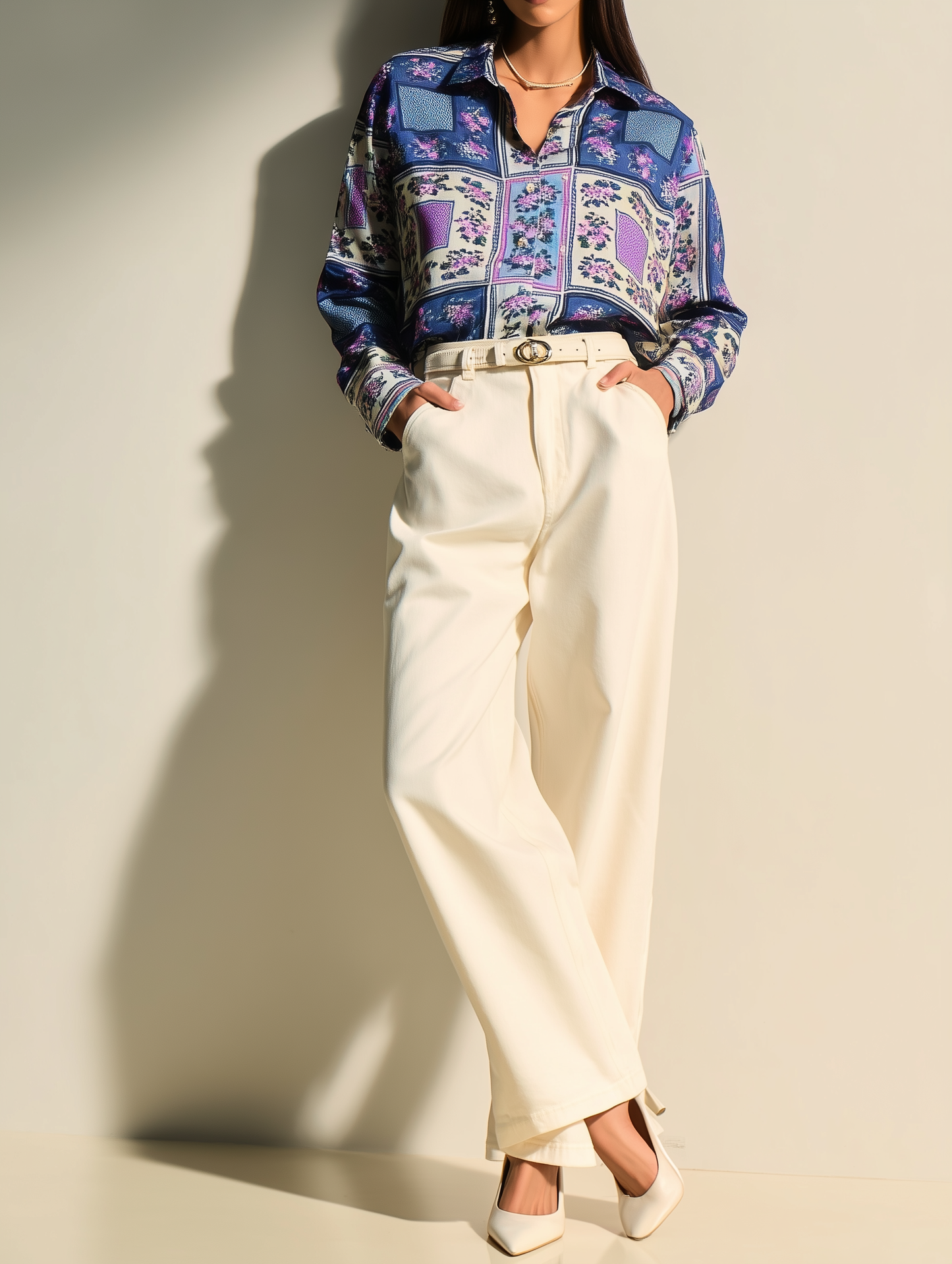 Floral Checks Shirt