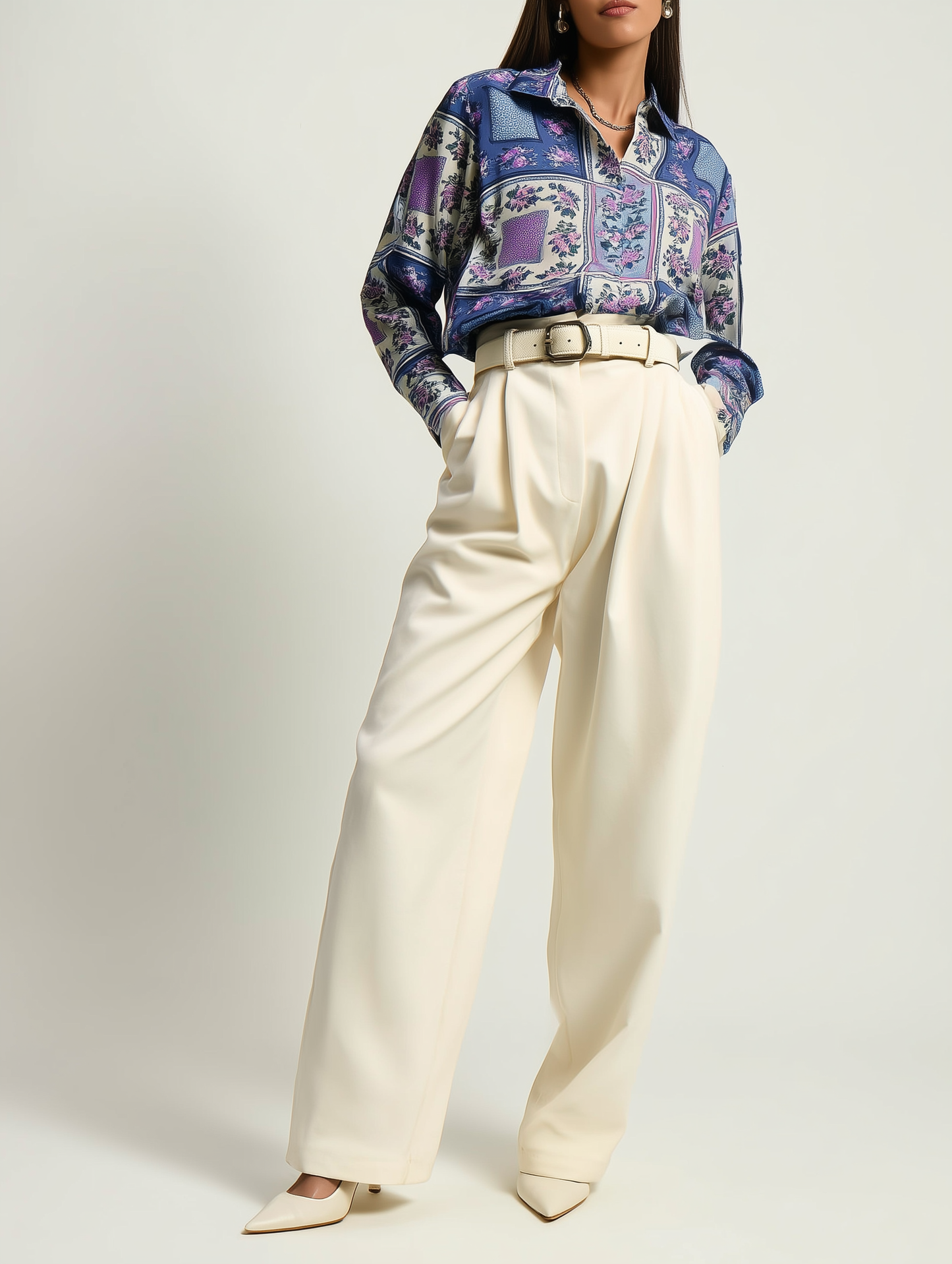 Floral Checks Shirt