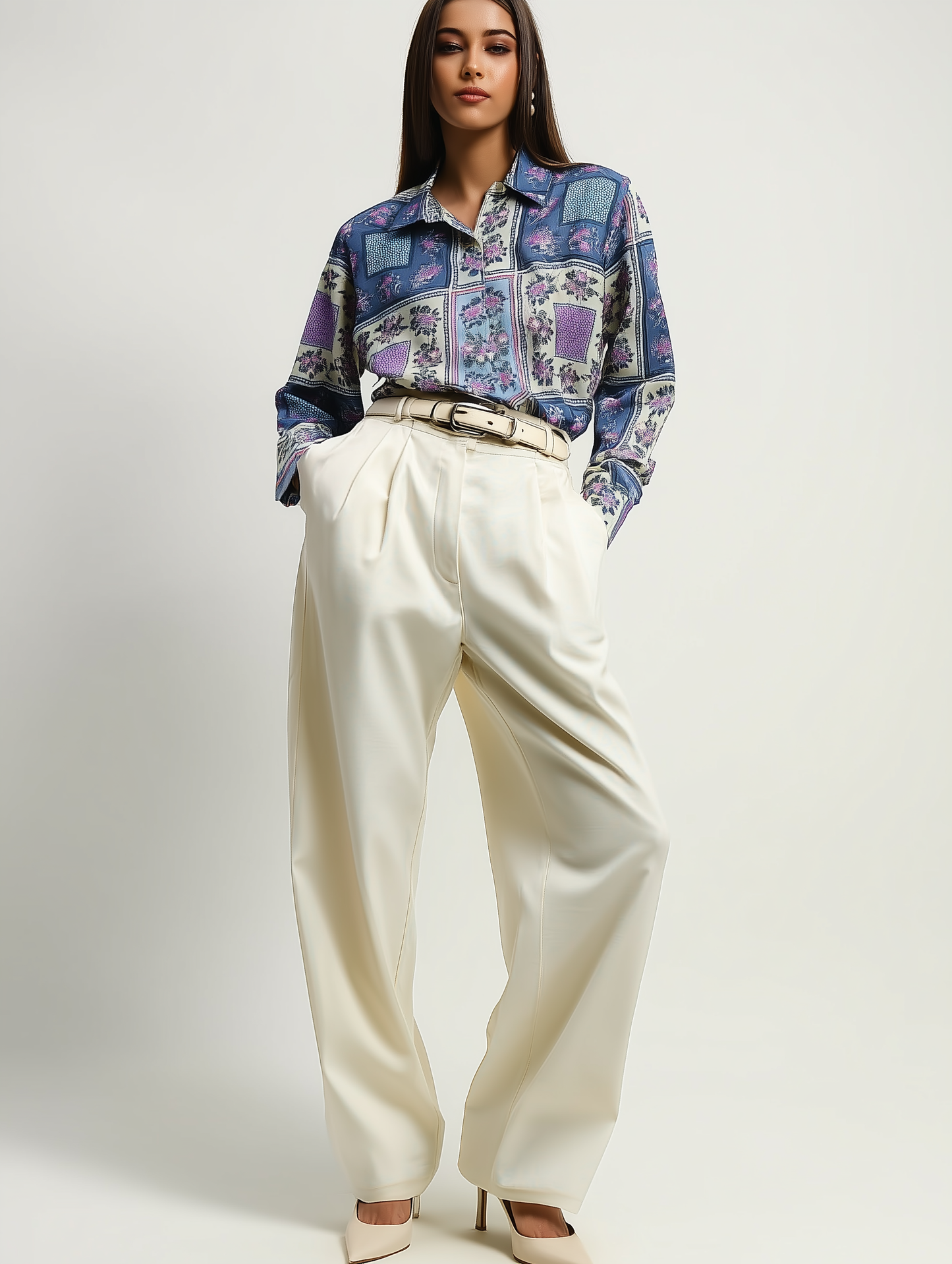Floral Checks Shirt