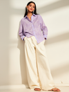 Lilac Ikat Print Shirt