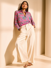Bright Pink Batik Shirt