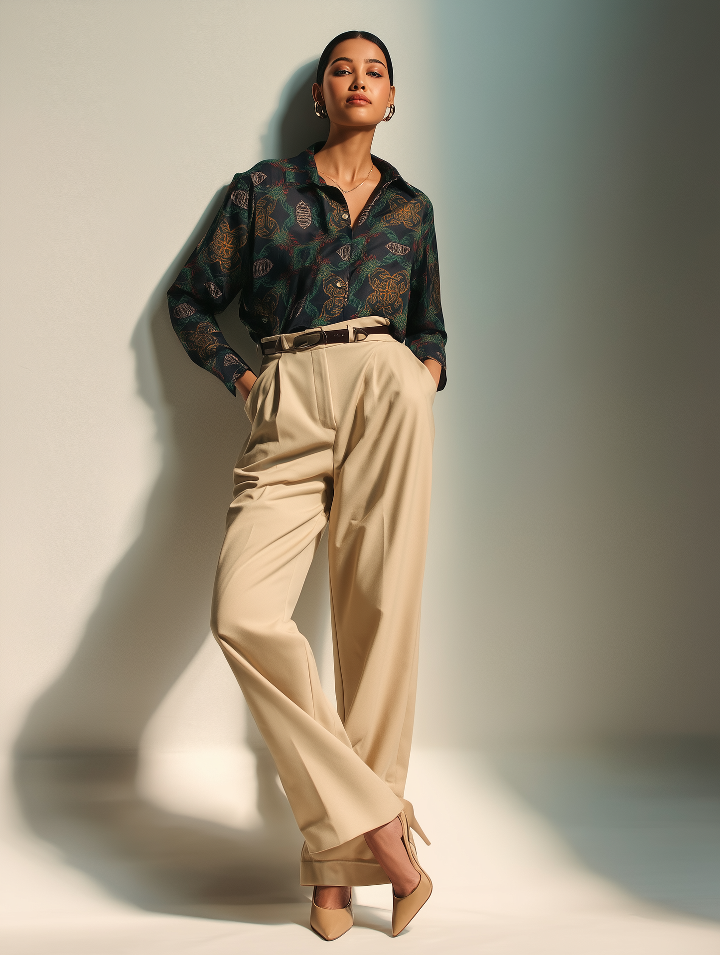 Matrix Print Shirt