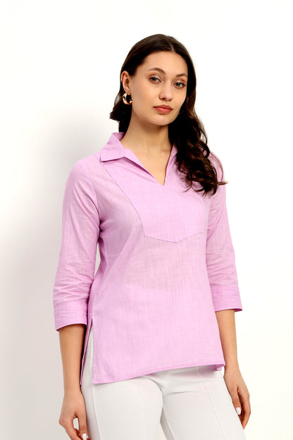 Solid Lilac Tunic