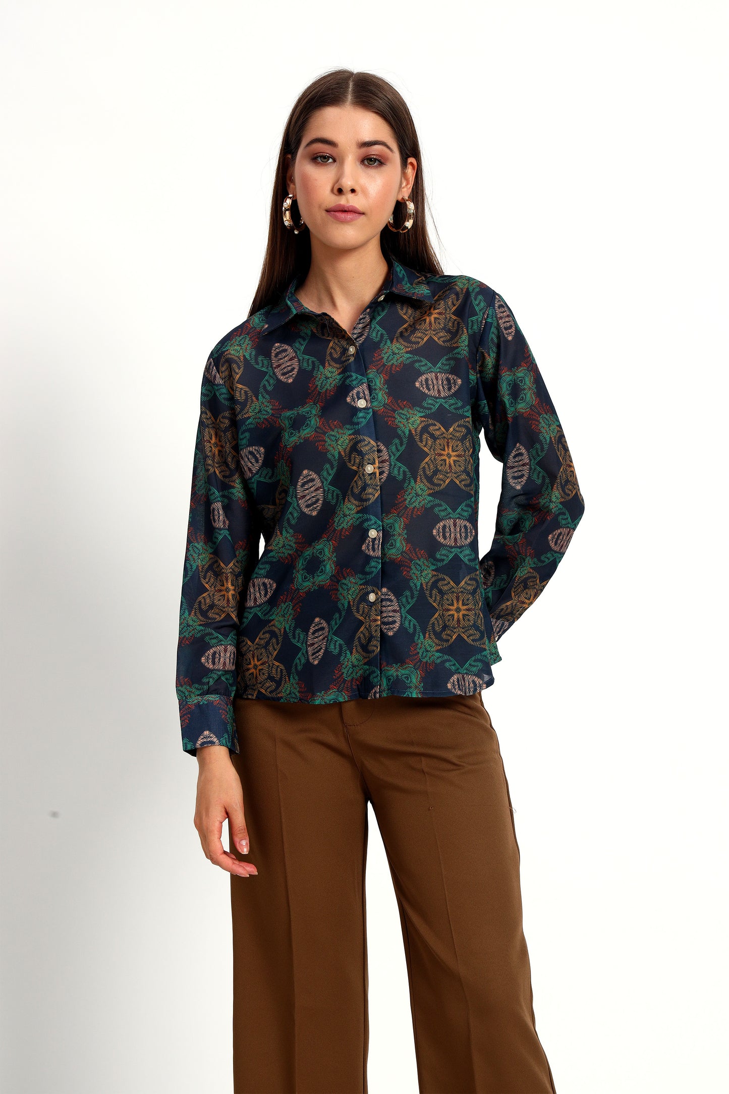 Matrix Print Shirt