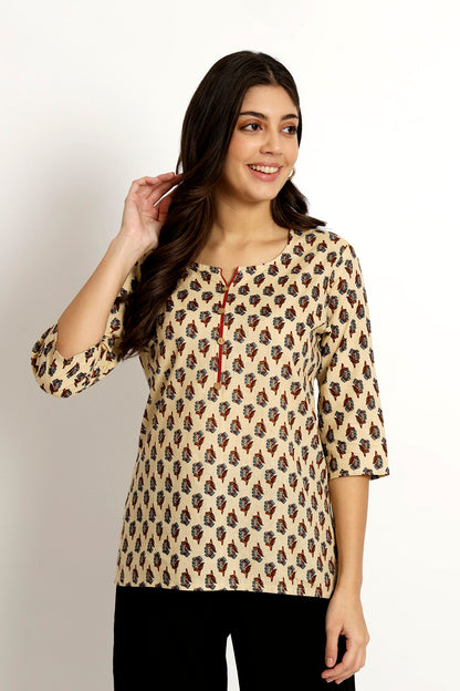 Block Printed Short Tunic