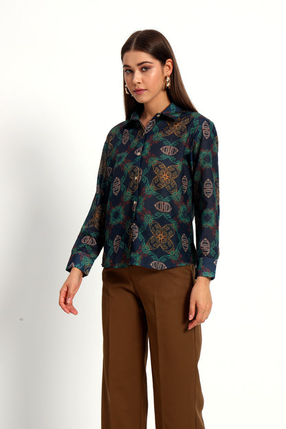 Matrix Print Shirt