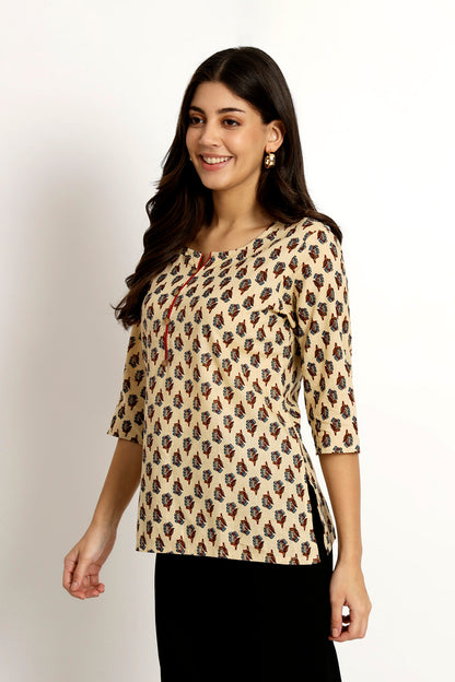 Block Printed Short Tunic