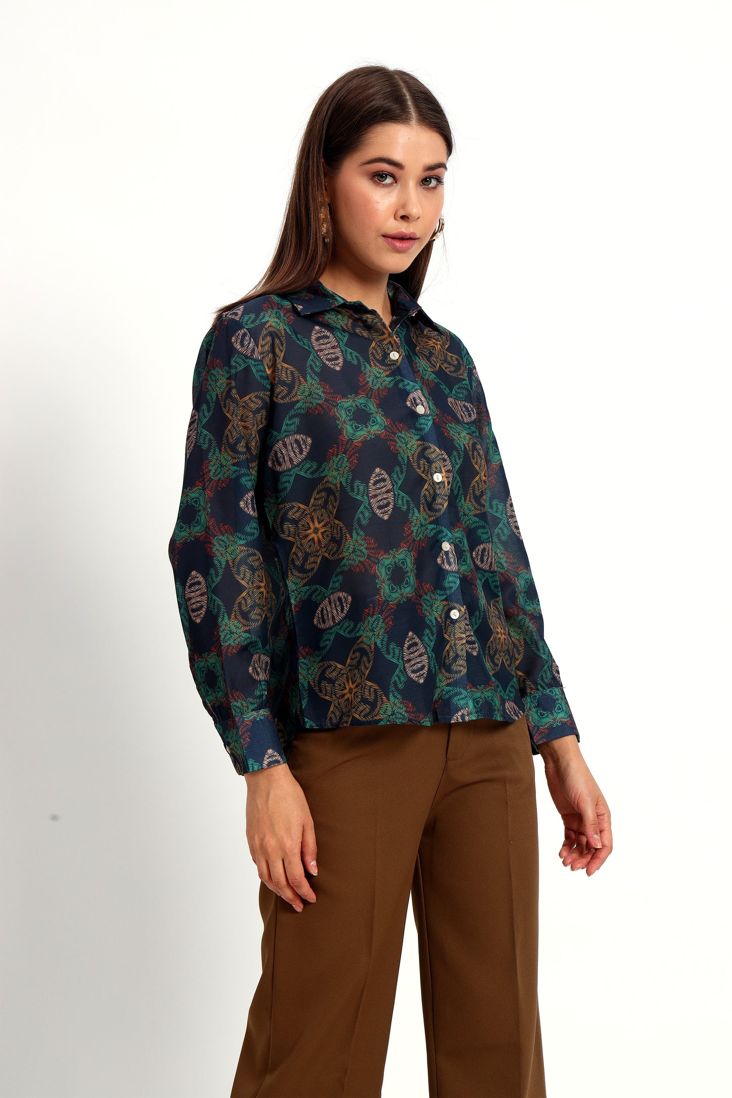 Matrix Print Shirt