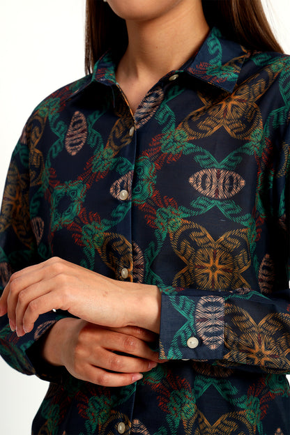 Matrix Print Shirt