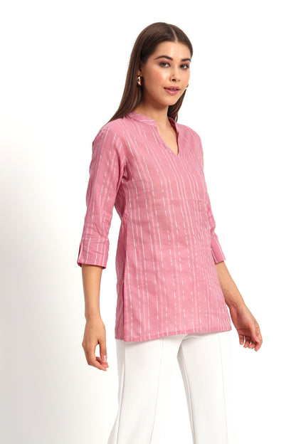 Plain Sailing Pink Short Tunic