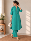 MOR - Teal Green Kurta Set
