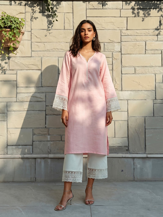 MEHER Blush Kurta Set