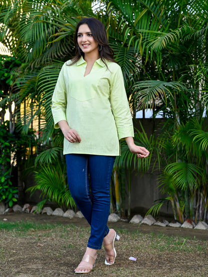 Solid Green Tunic