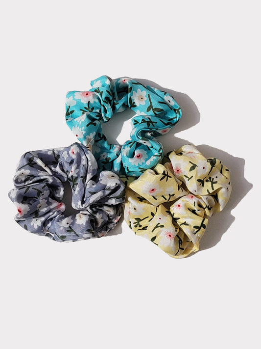 Printed Scrunchies- Pack of 3