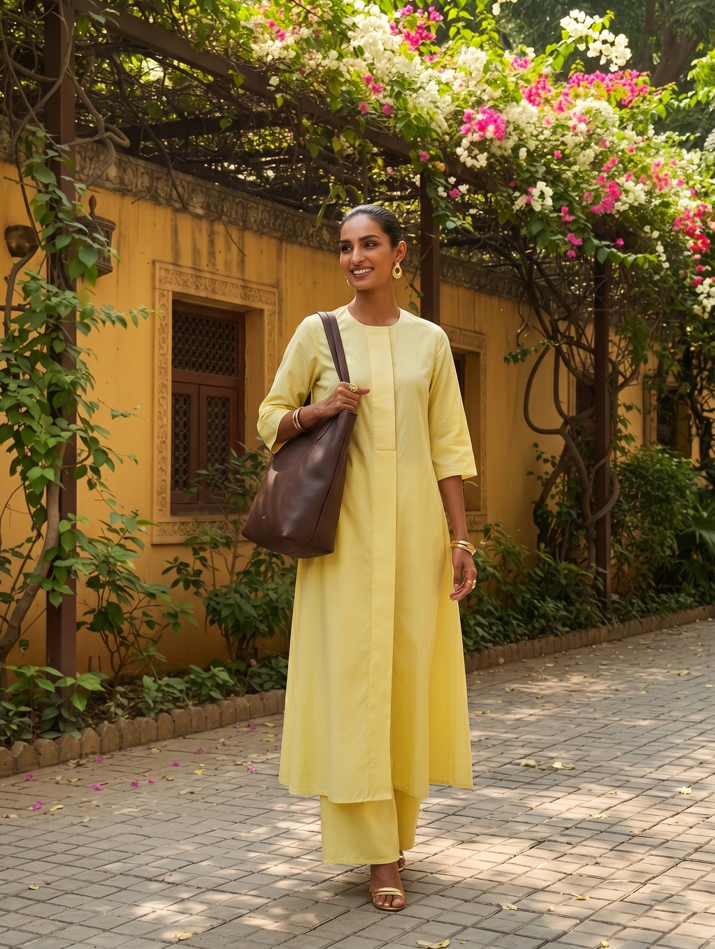 RAUNAQ – Butter Yellow Kurta Set
