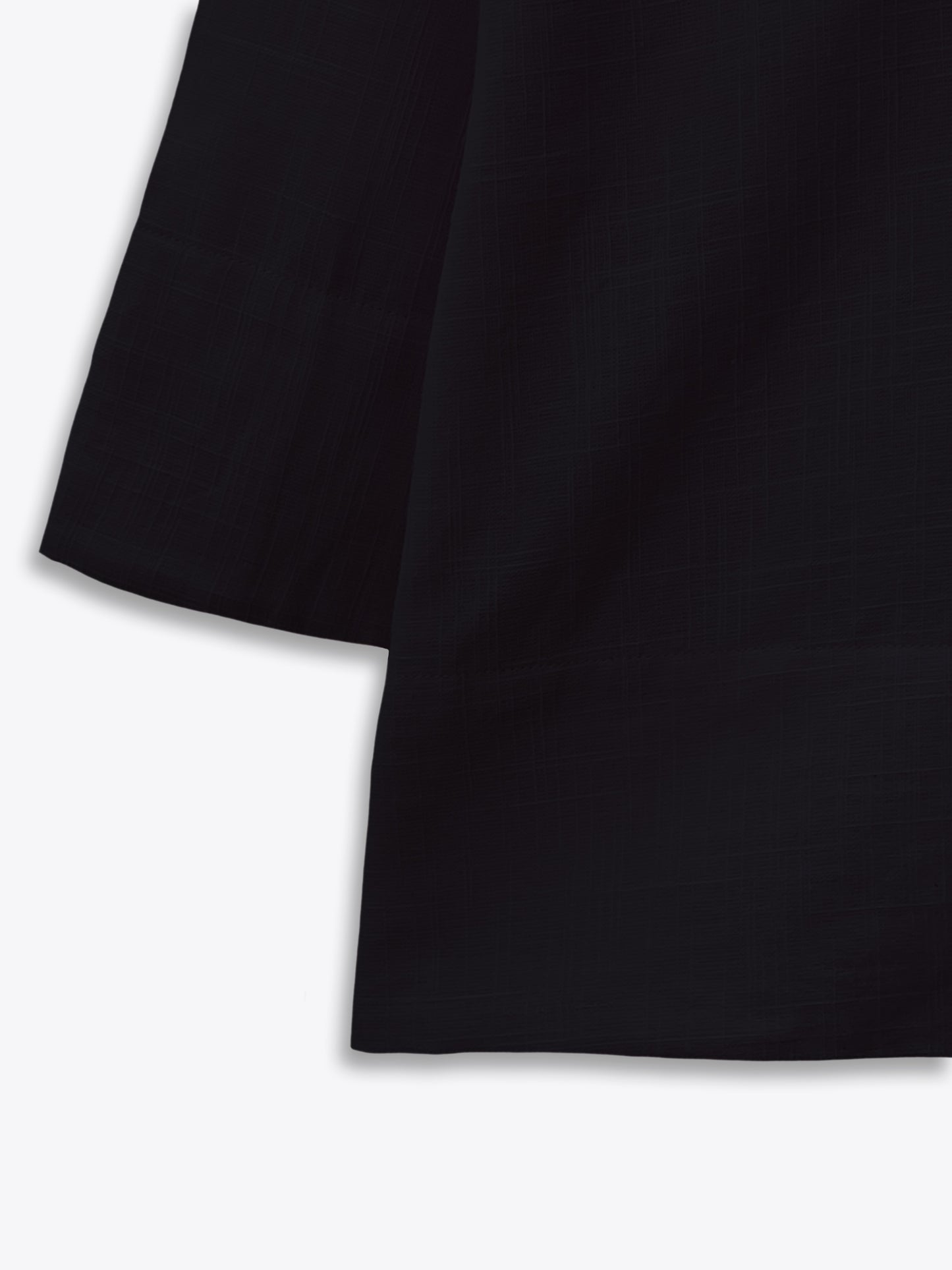 Midnight Black Cotton Shirt