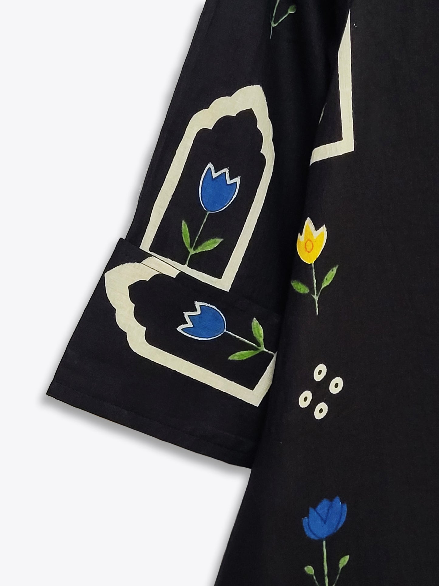 BAAGH - Black Printed A-Line Kurta Set