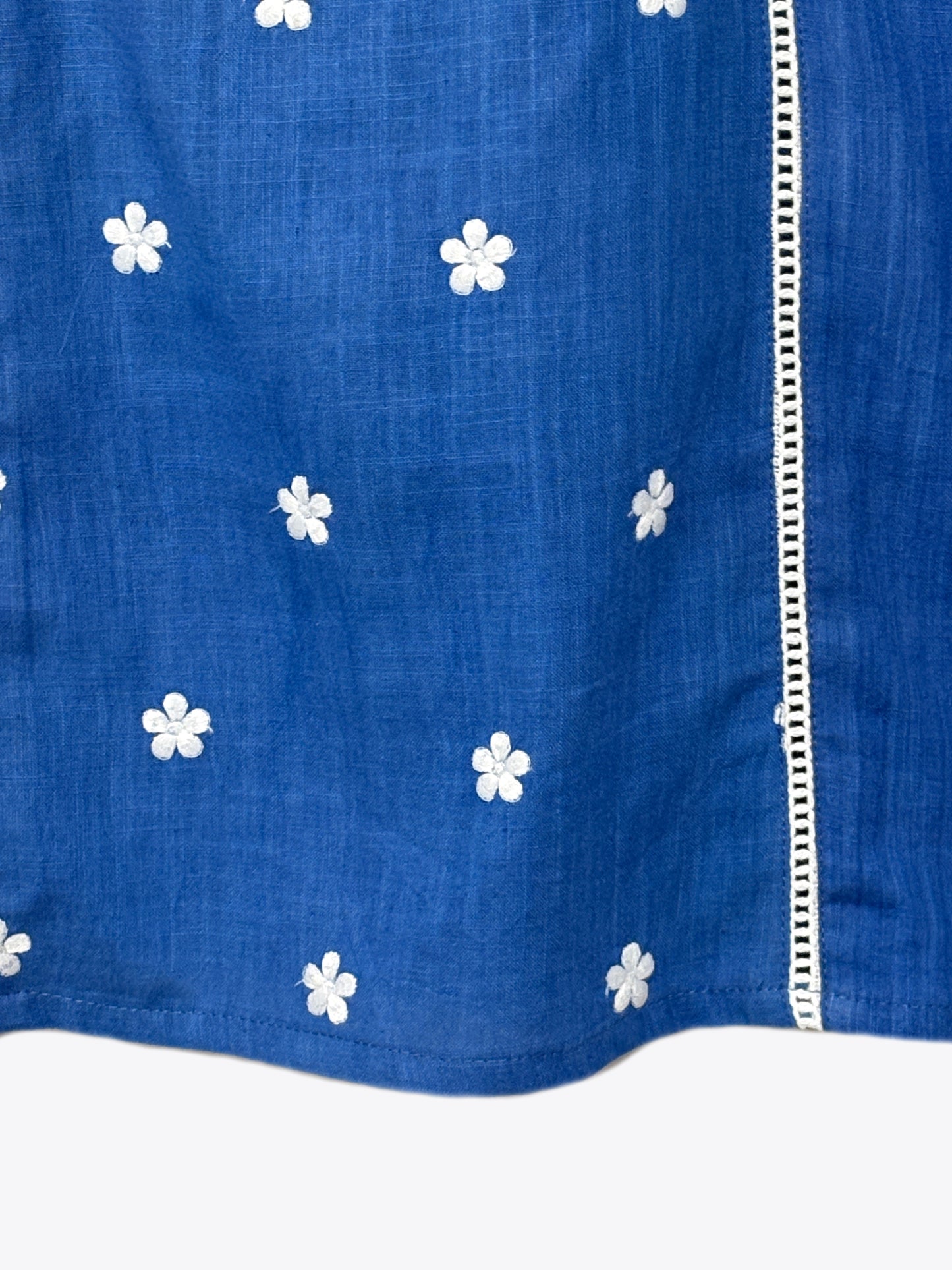 The Royal Blue - Embroidered Princess line Kurta Set