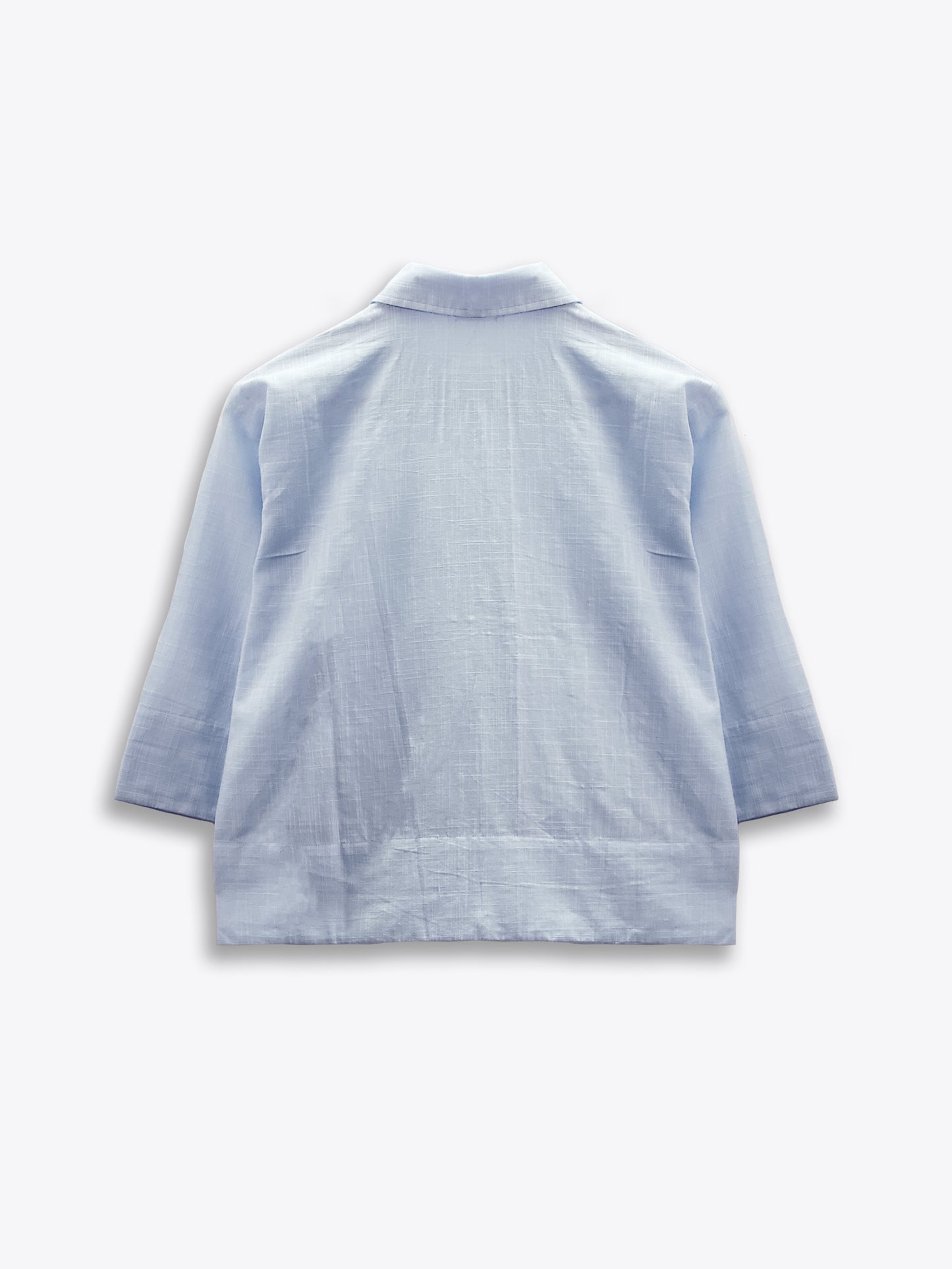 Mist Blue Cotton Shirt