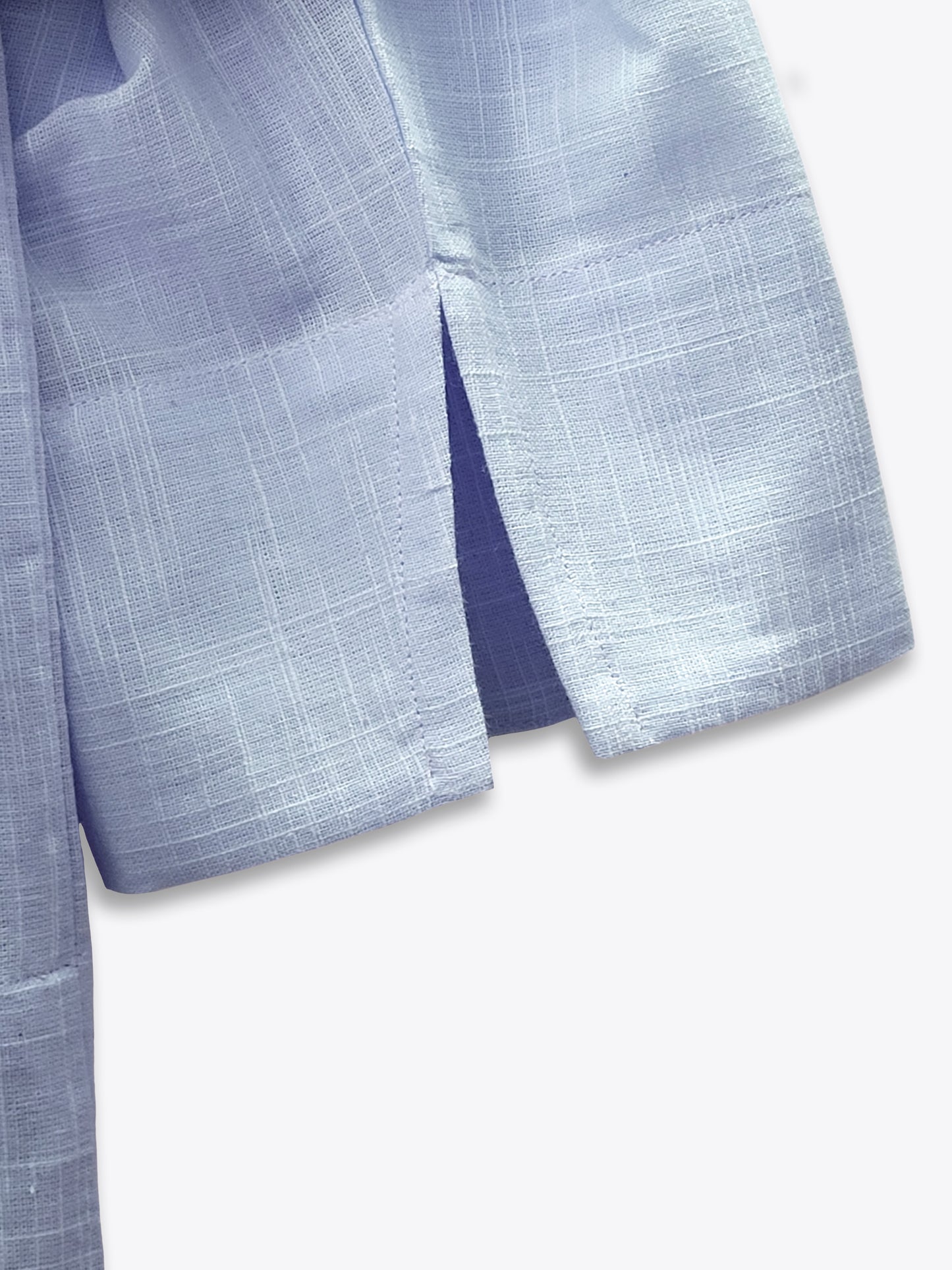 Mist Blue Cotton Shirt